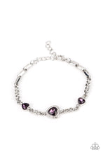 Load image into Gallery viewer, Paparazzi Amor Actually Purple Bracelet
