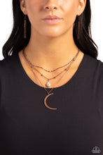 Load image into Gallery viewer, Paparazzi Accessories - Lunar Landslide Copper Necklace