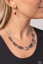 Load image into Gallery viewer, Paparazzi Accessories - Elite Emeralds Orange Necklace