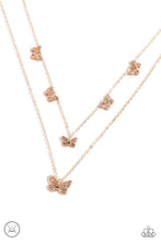 Load image into Gallery viewer, Paparazzi Accessories - Butterfly Beacon - Rose Gold