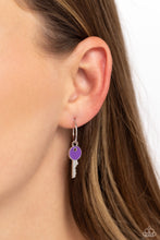 Load image into Gallery viewer, Paparazzi Accessories - Key Performance Purple Earring