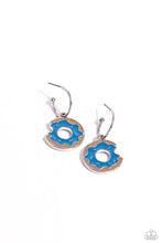 Load image into Gallery viewer, Paparazzi Accessories - Donut Delivery Blue Earrings