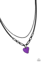 Load image into Gallery viewer, Paparazzi Accessories - Carefree Confidence Purple Necklace