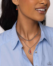 Load image into Gallery viewer, Paparazzi Accessories - Watermelon Whimsy - Red Necklace