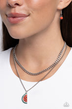 Load image into Gallery viewer, Paparazzi Accessories - Watermelon Whimsy - Red Necklace