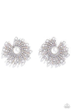 Load image into Gallery viewer, Paparazzi Accessories Fancy Fireworks - White Earrings