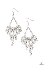 Load image into Gallery viewer, Paparazzi Commanding Candescence White Earrings