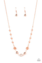 Load image into Gallery viewer, Paparazzi Taunting Twinkle Copper Necklace