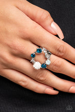 Load image into Gallery viewer, Paparazzi Butterfly Bustle Blue Ring