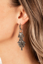 Load image into Gallery viewer, Paparazzi Fan of Glam Silver Earring