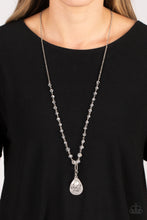 Load image into Gallery viewer, Paparazzi Divine Dance White and Silver Necklace