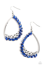 Load image into Gallery viewer, Paparazzi Looking Sharp Blue Earrings