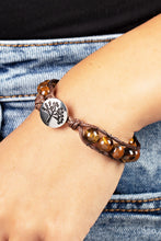 Load image into Gallery viewer, Paparazzi Seasonal Bounty Brown Bracelet
