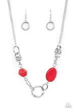 Load image into Gallery viewer, Paparazzi Sonoran Solo Red Necklace
