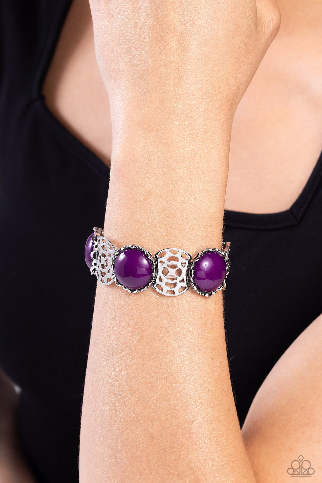 Paparazzi Accessories - Ethereal Excursion Purple Bracelet