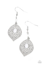 Load image into Gallery viewer, Paparazzi Accessories - Perky Perennial White Earrings
