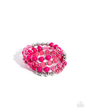 Load image into Gallery viewer, Paparazzi Accessories - Colorful Charade - Pink Bracelet
