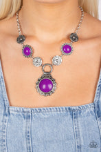 Load image into Gallery viewer, Paparazzi Poppy Persuasion Purple Necklace
