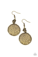 Load image into Gallery viewer, Paparazzi Prehistoric Perfection Brass Earrings
