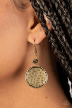 Load image into Gallery viewer, Paparazzi Prehistoric Perfection Brass Earrings
