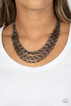 Load image into Gallery viewer, Paparazzi Accessories - House of CHAIN Black Necklace
