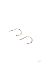 Load image into Gallery viewer, Paparazzi Accessories Ultra Upmarket - Rose Gold Earrings
