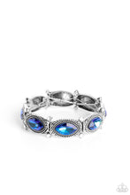 Load image into Gallery viewer, Paparazzi Dancing Diva Blue Bracelet
