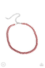 Load image into Gallery viewer, Paparazzi Grecian Grace Red Choker Necklace
