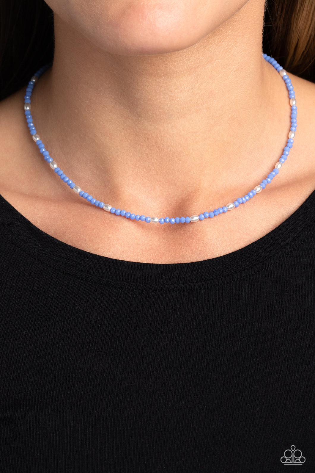 Paparazzi Beaded Blitz Blue Necklace