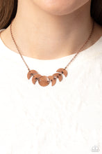 Load image into Gallery viewer, Paparazzi LUNAR Has It Copper Necklace
