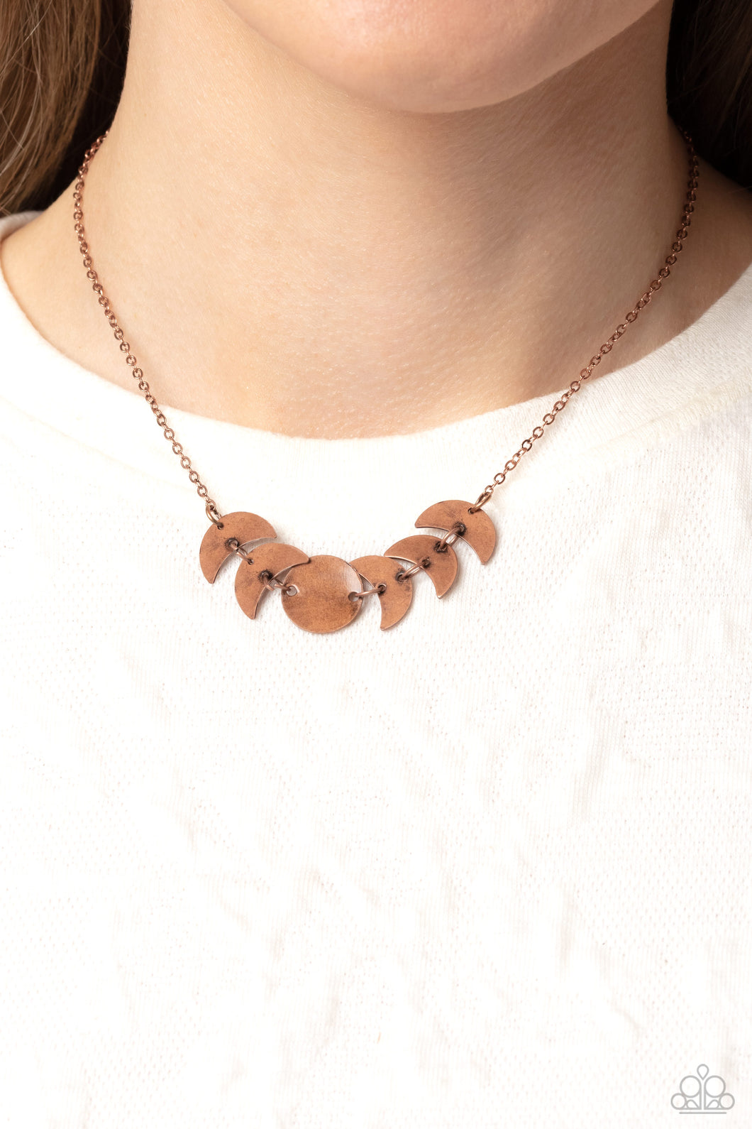 Paparazzi LUNAR Has It Copper Necklace