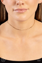 Load image into Gallery viewer, Paparazzi Accessories - Minimalist Maiden Gold Choker Necklace
