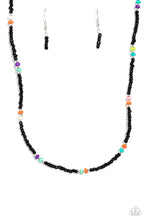 Load image into Gallery viewer, Paparazzi Tis the SEA-SUN Black Necklace
