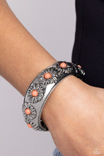 Load image into Gallery viewer, Paparazzi Accessories - Taking FLORAL Orange Bracelet
