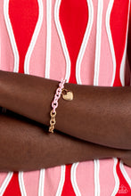 Load image into Gallery viewer, Paparazzi Accessories - Locked and Loved Pink Bracelet
