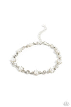 Load image into Gallery viewer, Paparazzi Accessories - Particularly Pronged - White Bracelet
