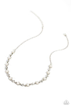 Load image into Gallery viewer, Paparazzi Accessories - Pronged Passion - White Necklace
