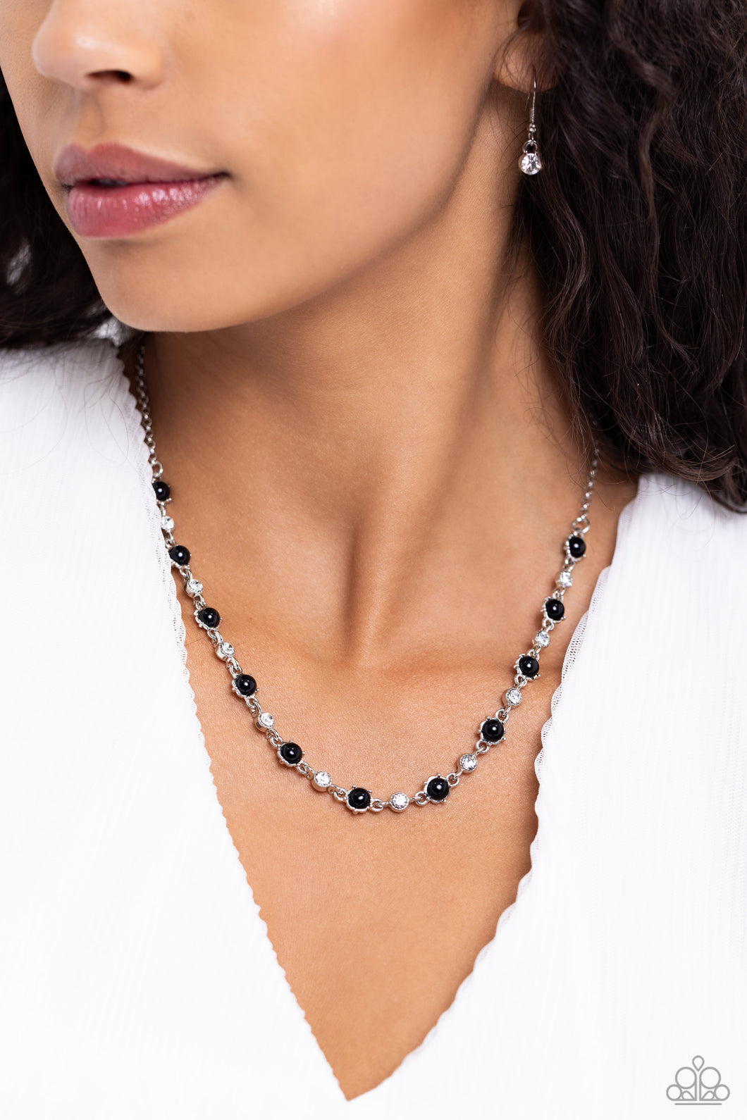 Paparazzi Accessories Pronged Passion - Black Necklace