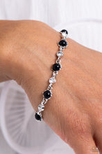 Load image into Gallery viewer, Paparazzi Accessories Particularly Pronged - Black Bracelet
