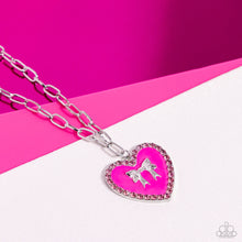 Load image into Gallery viewer, Paparazzi Accessories - Romantic Gesture - Pink Necklace
