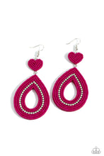 Load image into Gallery viewer, Paparazzi Accessories - Now SEED Here - Pink Earrings
