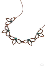 Load image into Gallery viewer, Paparazzi Accessories - Petal Pageantry Copper Necklace
