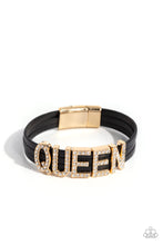 Load image into Gallery viewer, Paparazzi Accessories - Queen of My Life - Gold Bracelet
