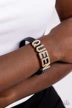 Load image into Gallery viewer, Paparazzi Accessories - Queen of My Life - Gold Bracelet
