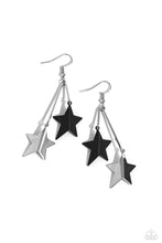 Load image into Gallery viewer, Paparazzi Accessories Stellar STAGGER - Black Earrings
