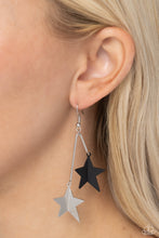 Load image into Gallery viewer, Paparazzi Accessories Stellar STAGGER - Black Earrings
