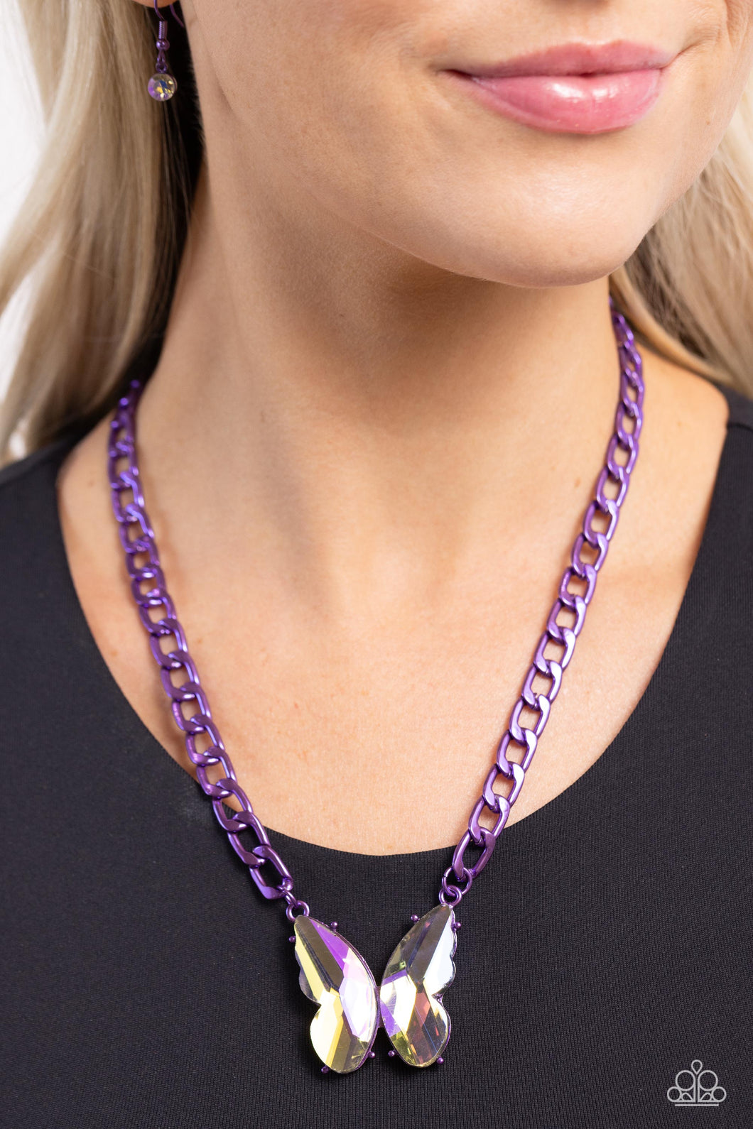 Paparazzi Accessories - Fascinating Flyer - Purple Necklace