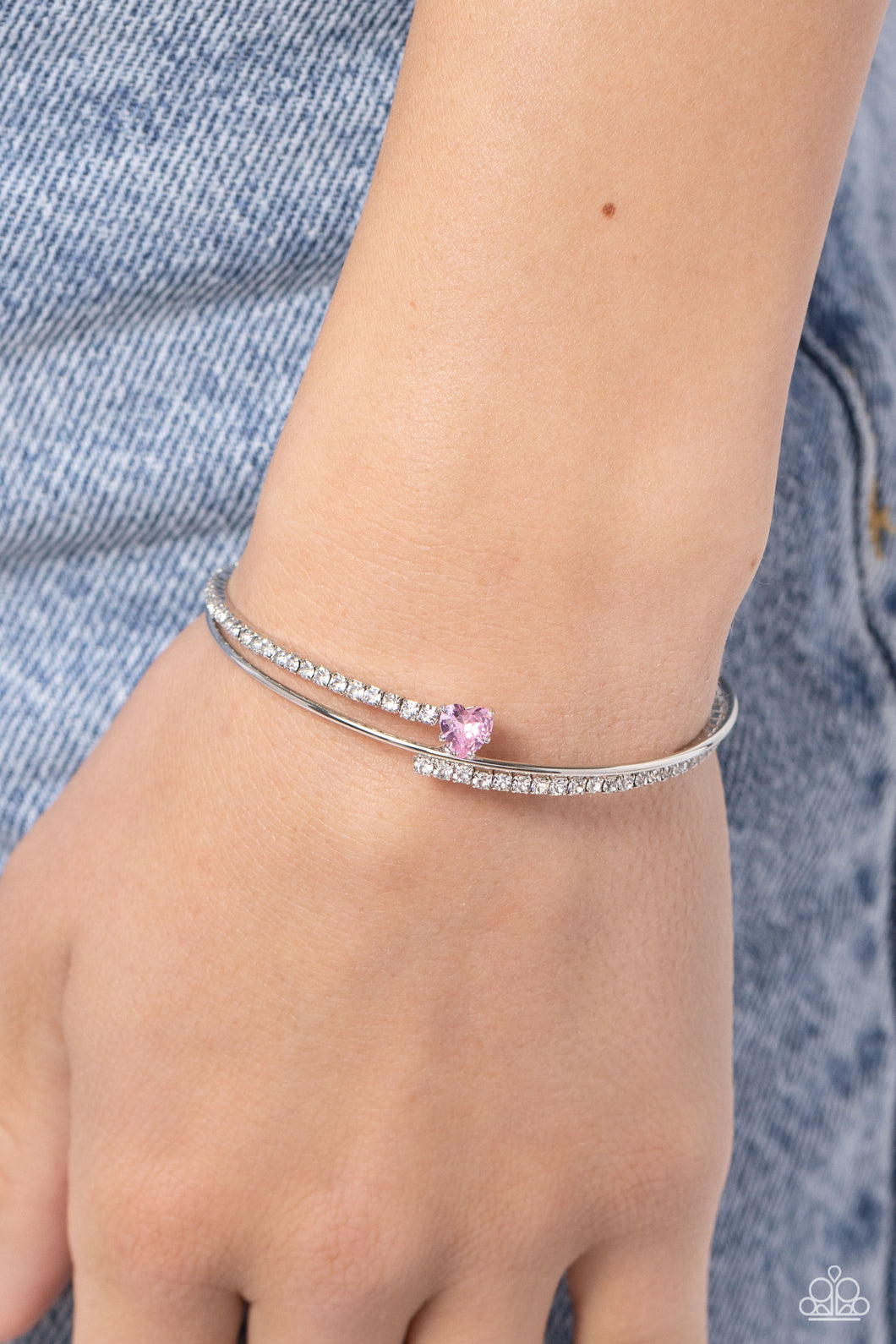 Paparazzi Accessories - Sensational Sweetheart - Pink Bracelet