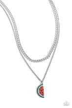 Load image into Gallery viewer, Paparazzi Accessories - Watermelon Whimsy - Red Necklace
