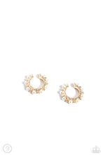 Load image into Gallery viewer, Paparazzi Accessories - Bubbly Basic - Gold Earring Cuff
